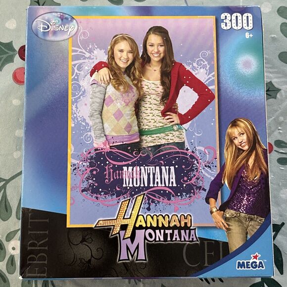Hannah Montana Jigsaw Puzzle 300 Pieces - Disney Mega Brands 2008 SEALED - Picture 1 of 8
